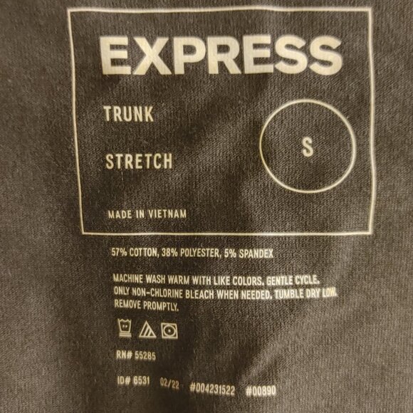 EXPRESS 3 Pack Comfort Cotton Trunks (Coral, Floral, Black) - Size Small - Picture 11 of 12